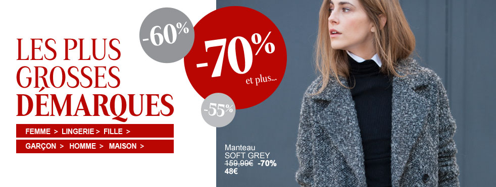 Des Prix de Folie chez les Aubaines de La Redoute